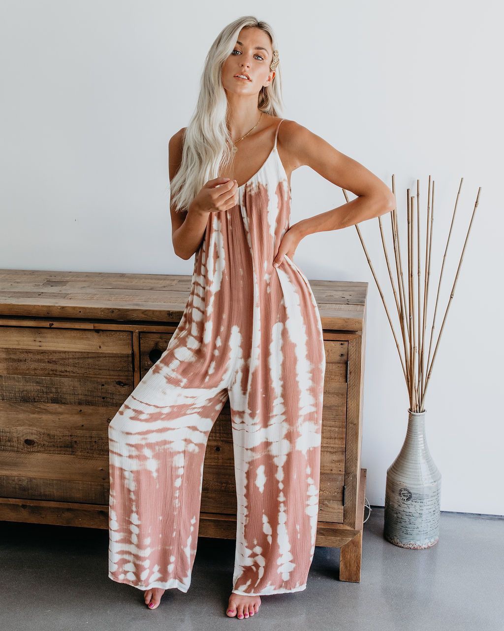 Sexy wide-leg suspender jumpsuit 49 02