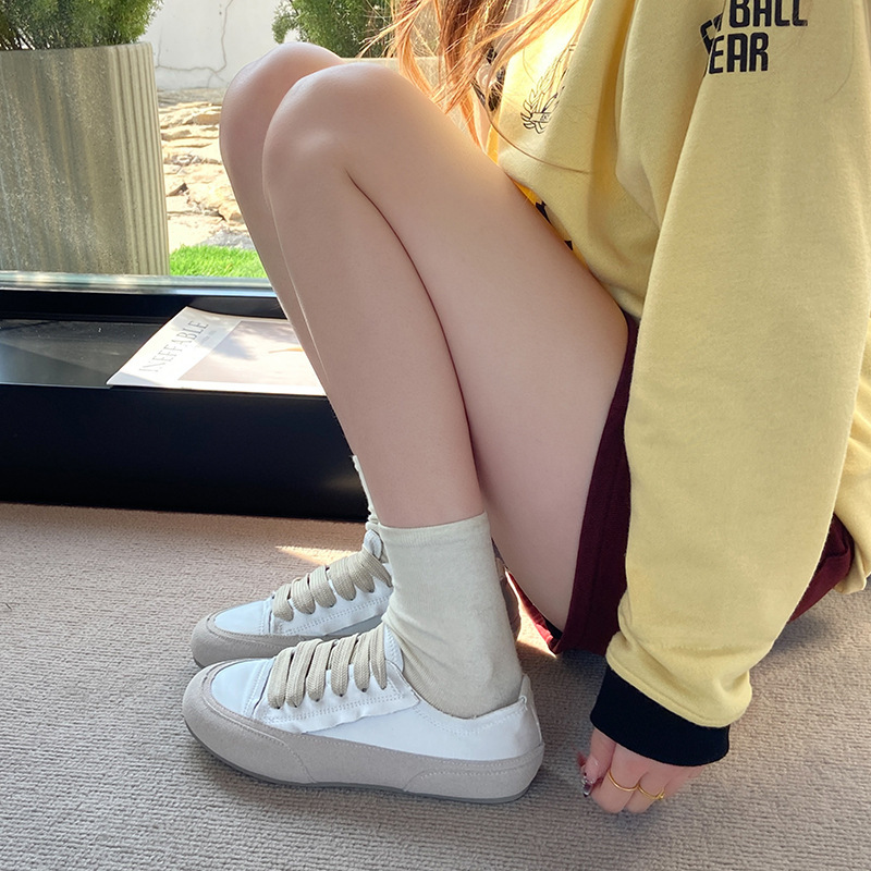 2026 Summer Women's Satin Ballet Flats – Minimalist White, Lightweight & Breathable