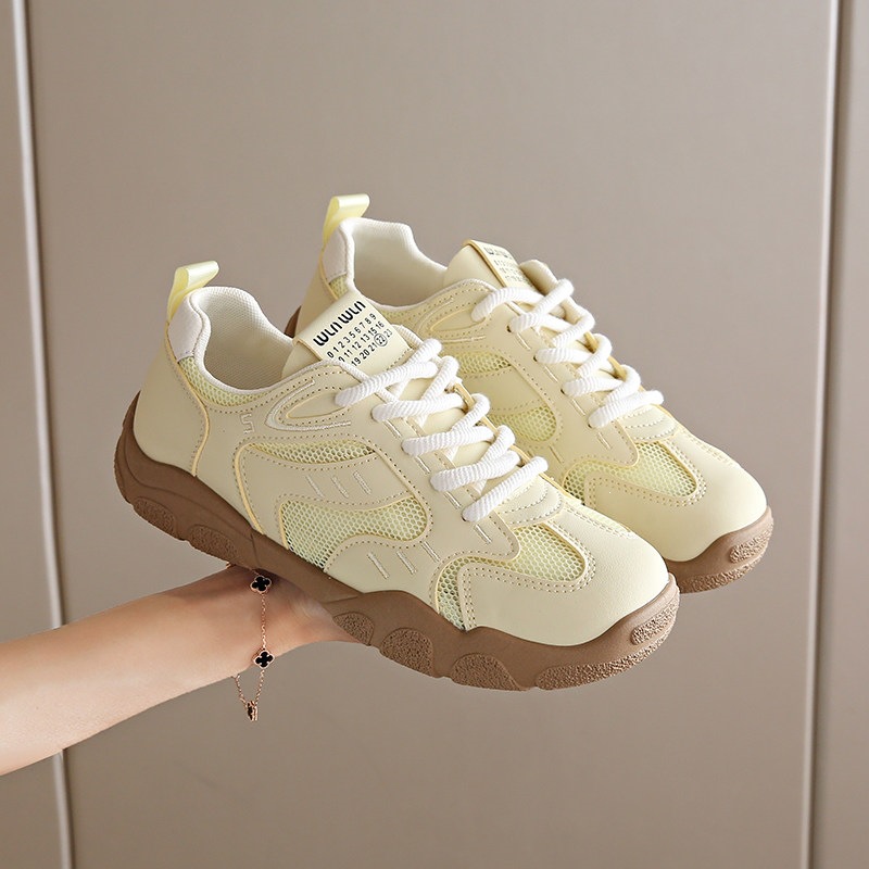 Women's Breathable Sheepskin Mesh Casual Sneakers  Ultra Soft Lightweight Comfortable Spring Summer Athletic Shoes 01