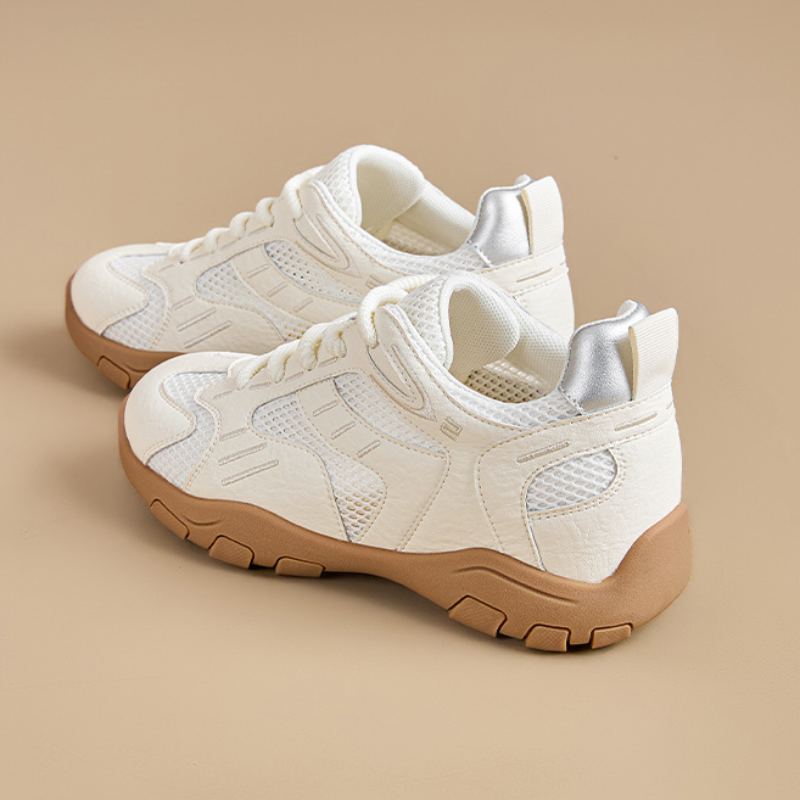 Women's Breathable Mesh Internal Height Increasing Sneakers, Soft Sole Casual Sports Shoes for Spring Summer